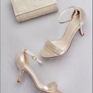 Special Occasion Gold Heels